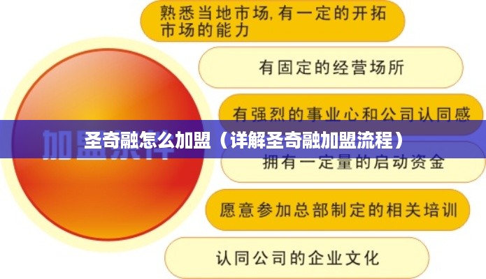 圣奇融怎么加盟（详解圣奇融加盟流程）
