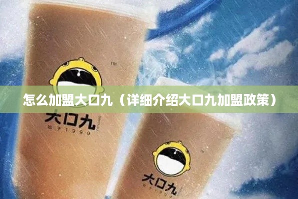 怎么加盟大口九（详细介绍大口九加盟政策）