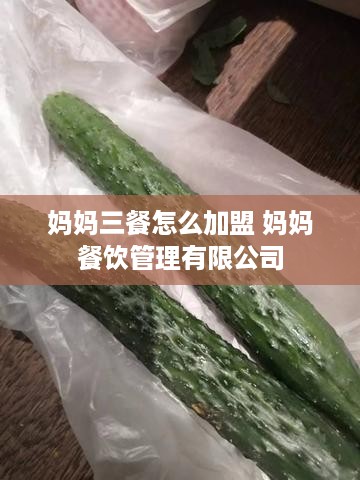 妈妈三餐怎么加盟 妈妈餐饮管理有限公司