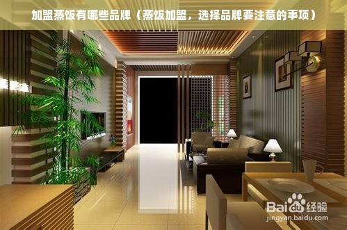 加盟蒸饭有哪些品牌（蒸饭加盟，选择品牌要注意的事项）