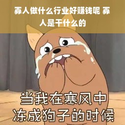 寡人做什么行业好赚钱呢 寡人是干什么的