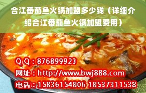 合江番茄鱼火锅加盟多少钱（详细介绍合江番茄鱼火锅加盟费用）