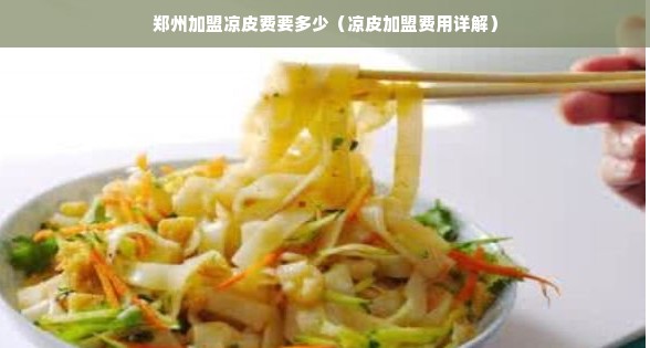 郑州加盟凉皮费要多少（凉皮加盟费用详解）