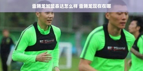 雷腾龙加盟泰达怎么样 雷腾龙现在在哪