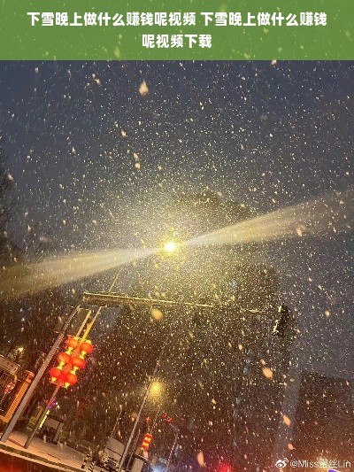 下雪晚上做什么赚钱呢视频 下雪晚上做什么赚钱呢视频下载