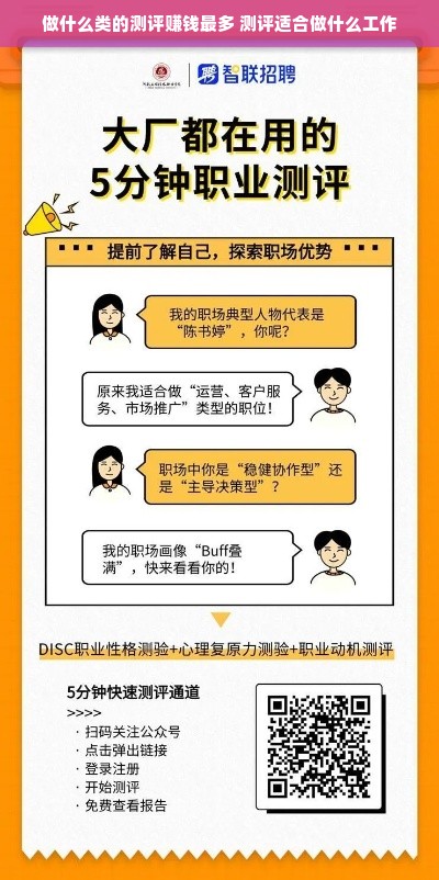 做什么类的测评赚钱最多 测评适合做什么工作