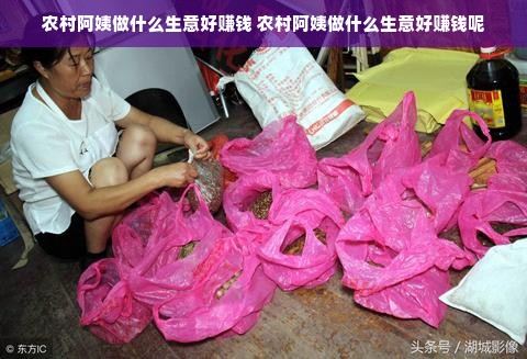 农村阿姨做什么生意好赚钱 农村阿姨做什么生意好赚钱呢
