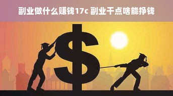 副业做什么赚钱17c 副业干点啥能挣钱