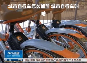 城市自行车怎么加盟 城市自行车叫啥