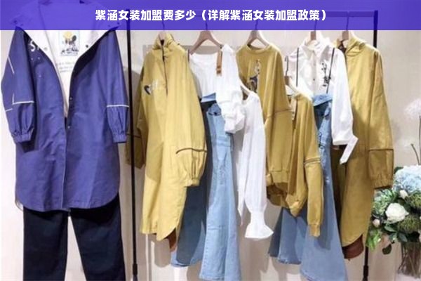 紫涵女装加盟费多少（详解紫涵女装加盟政策）
