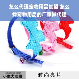 怎么代理宠物用品加盟 怎么找宠物用品的厂家做代理