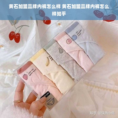 黄石加盟品牌内裤怎么样 黄石加盟品牌内裤怎么样知乎