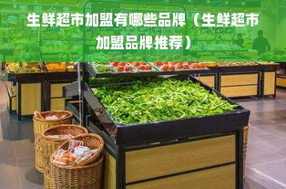 生鲜超市加盟有哪些品牌（生鲜超市加盟品牌推荐）