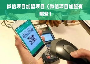 微信项目加盟项目（微信项目加盟有哪些）