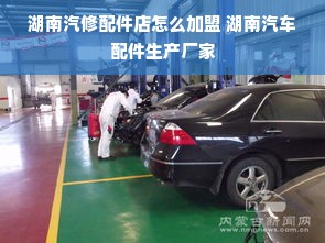 湖南汽修配件店怎么加盟 湖南汽车配件生产厂家