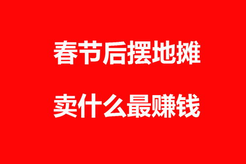 明年过年要做什么生意赚钱
