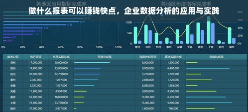 做什么报表可以赚钱快点，企业数据分析的应用与实践