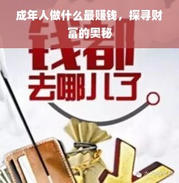 成年人做什么最赚钱，探寻财富的奥秘