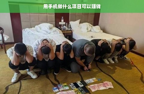 用手机做什么项目可以赚钱