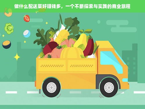 做什么配送菜好赚钱多，一个不断探索与实践的商业旅程