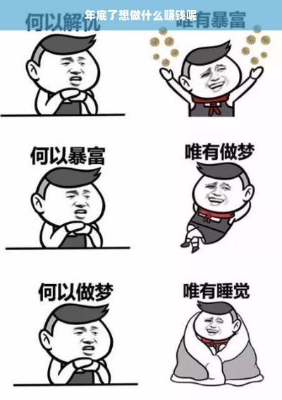 年底了想做什么赚钱呢