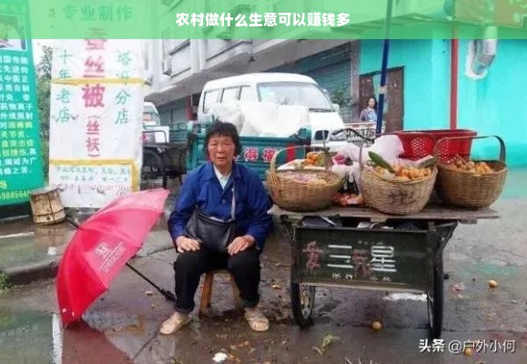 探讨农村潜在商业机会，把握赚钱好时机