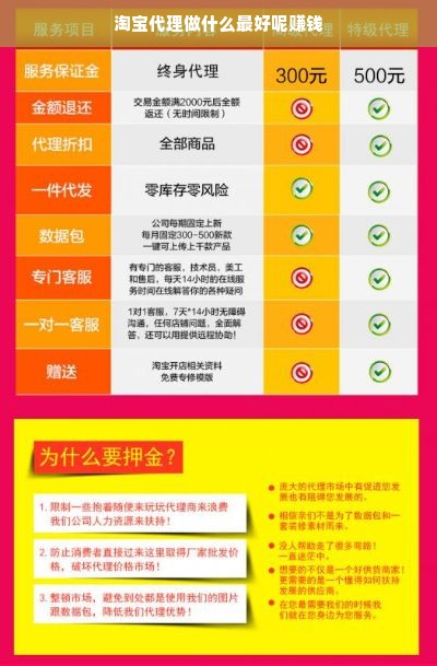 淘宝代理做什么最好呢赚钱