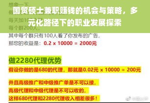 国贸硕士兼职赚钱的机会与策略，多元化路径下的职业发展探索