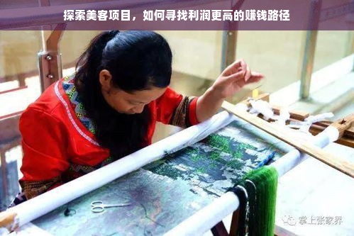 探索美客项目，如何寻找利润更高的赚钱路径