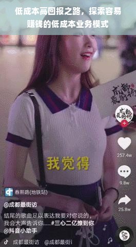 低成本高回报之路，探索容易赚钱的低成本业务模式