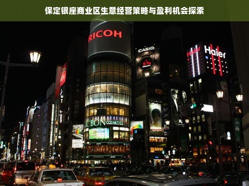 保定银座商业区生意经营策略与盈利机会探索