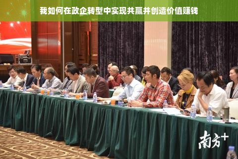 我如何在政企转型中实现共赢并创造价值赚钱