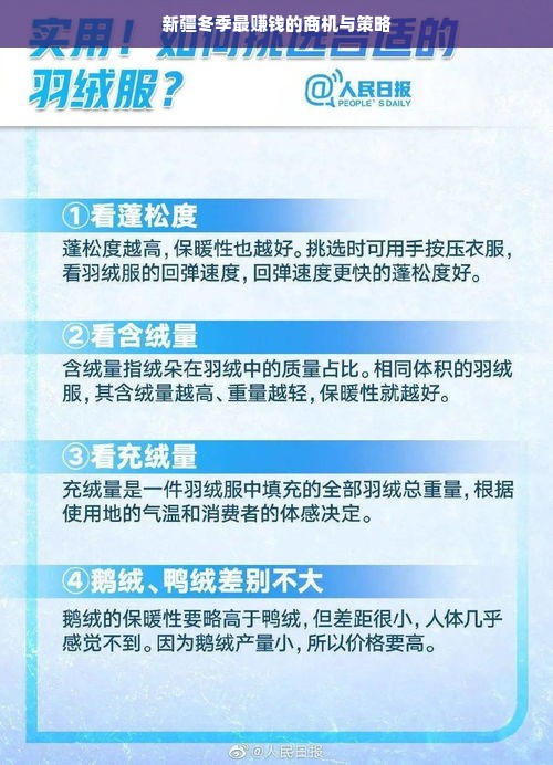 新疆冬季最赚钱的商机与策略