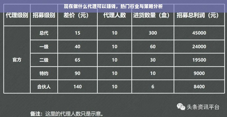 现在做什么代理可以赚钱，热门行业与策略分析