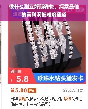 做什么副业好赚钱快，探索最佳的高利润低难度通道