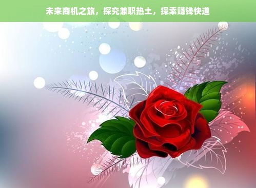 未来商机之旅，探究兼职热土，探索赚钱快道