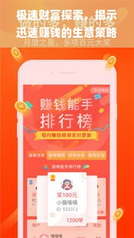 极速财富探索，揭示迅速赚钱的生意策略之路
