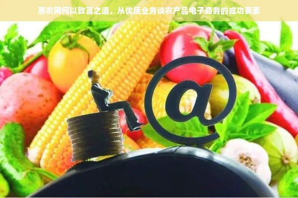 惠农网何以致富之道，从优质业务谈农产品电子商务的成功要素