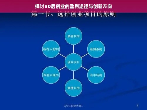 探讨90后创业的盈利途径与创新方向
