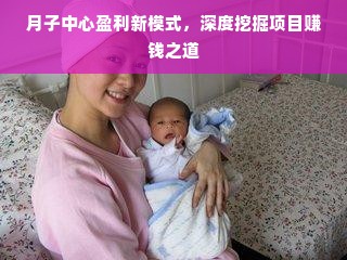 月子中心盈利新模式，深度挖掘项目赚钱之道