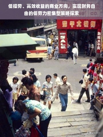 低操劳、高效收益的商业方向，实现财务自由的低劳力密集型策略探索