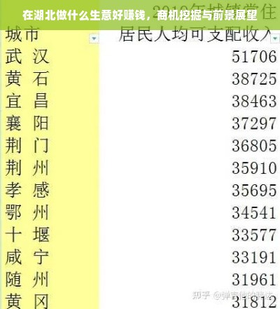 在湖北做什么生意好赚钱，商机挖掘与前景展望
