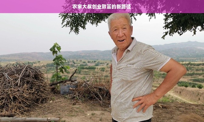 农家大叔创业致富的新路径