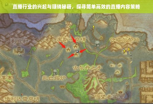 直播行业的兴起与赚钱秘籍，探寻简单高效的直播内容策略