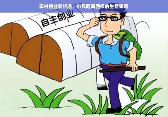 农村创业新机遇，小风险高回报的生意策略