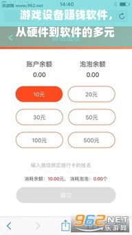 游戏设备赚钱软件，从硬件到软件的多元化盈利途径探索
