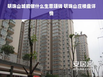 明珠山城能做什么生意赚钱 明珠山庄楼盘详情