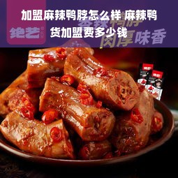 加盟麻辣鸭脖怎么样 麻辣鸭货加盟费多少钱
