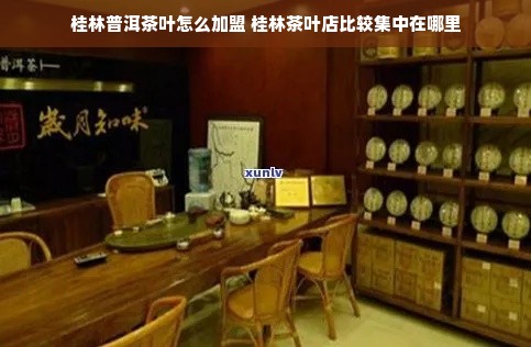 桂林普洱茶叶怎么加盟 桂林茶叶店比较集中在哪里