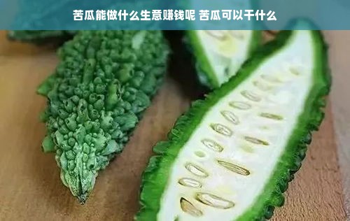 苦瓜能做什么生意赚钱呢 苦瓜可以干什么